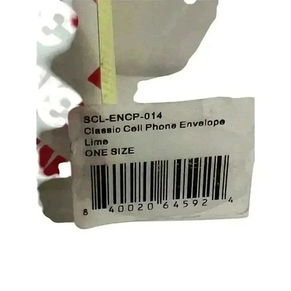 Green Cell Phone Envelope Snap Closure Trendy Design Sleek Finish - Picture 4 of 4